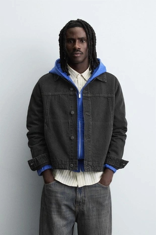 Базовая джинсовая куртка- Заказать в России