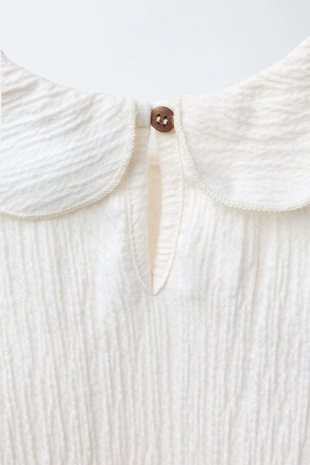 Боди с текстурным воротником- Заказать в России