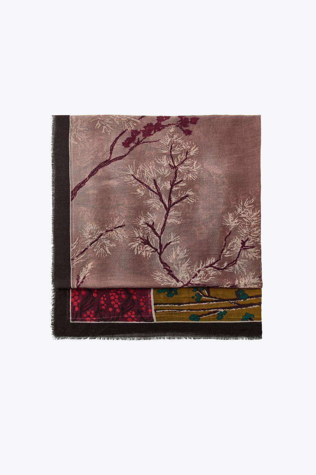 FLORAL PRINT SCARF