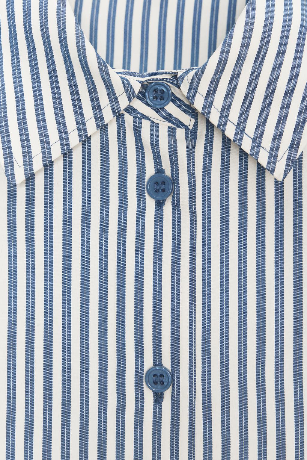 СТРУЯЩАЯСЯ РУБАШКА В ПОЛОСКУ — ZW COLLECTION