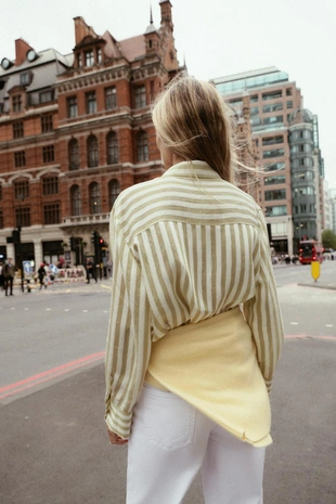 Рубашка в полоску- Заказать в России