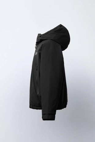 Black | 5992/772/800 - Zara Стеганая куртка на молнии