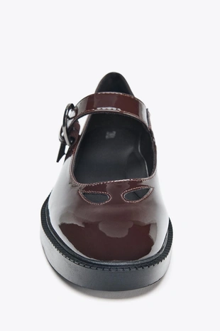 Туфли-балетки на платформе- Заказать в России