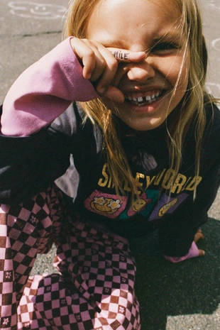 Брюки из твина в шахматную клетку- Заказать в России