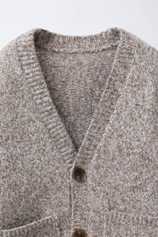 Кардиган с карманами- Заказать в России