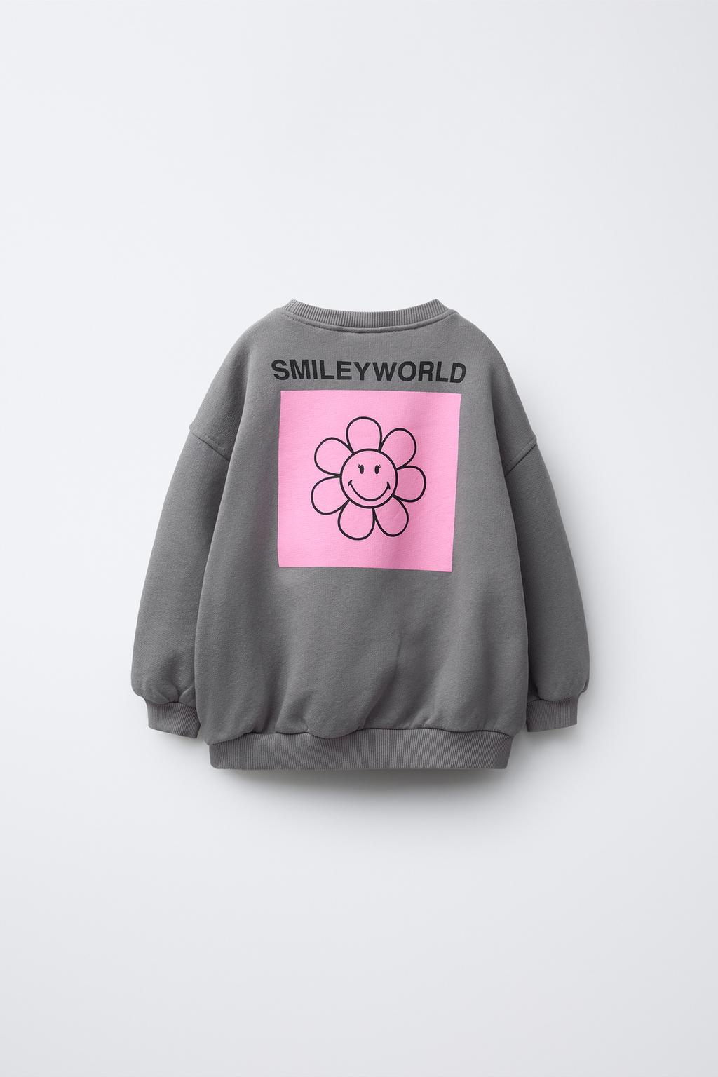 ТОЛСТОВКА С ЦВЕТОЧНЫМ ПРИНТОМ SMILEYWORLD ®