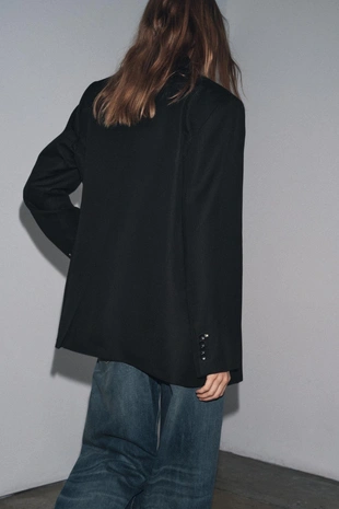 LIMITED EDITION ZW COLLECTION STRIPED WOOL BLEND BLAZER- Заказать в России