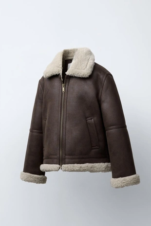 Brown | 0562/706/700 - Zara Дубленка