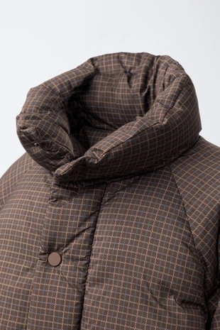 Стеганая куртка в клетку- Заказать в России