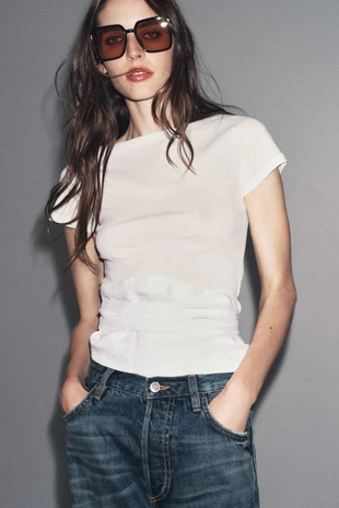 Футболка с коротким рукавом- Заказать в России