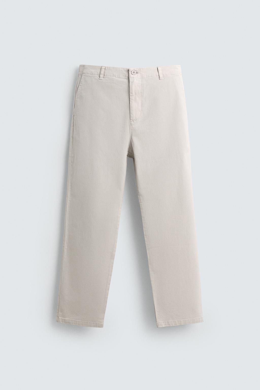 БРЮКИ STRAIGHT FIT ИЗ ТВИЛА