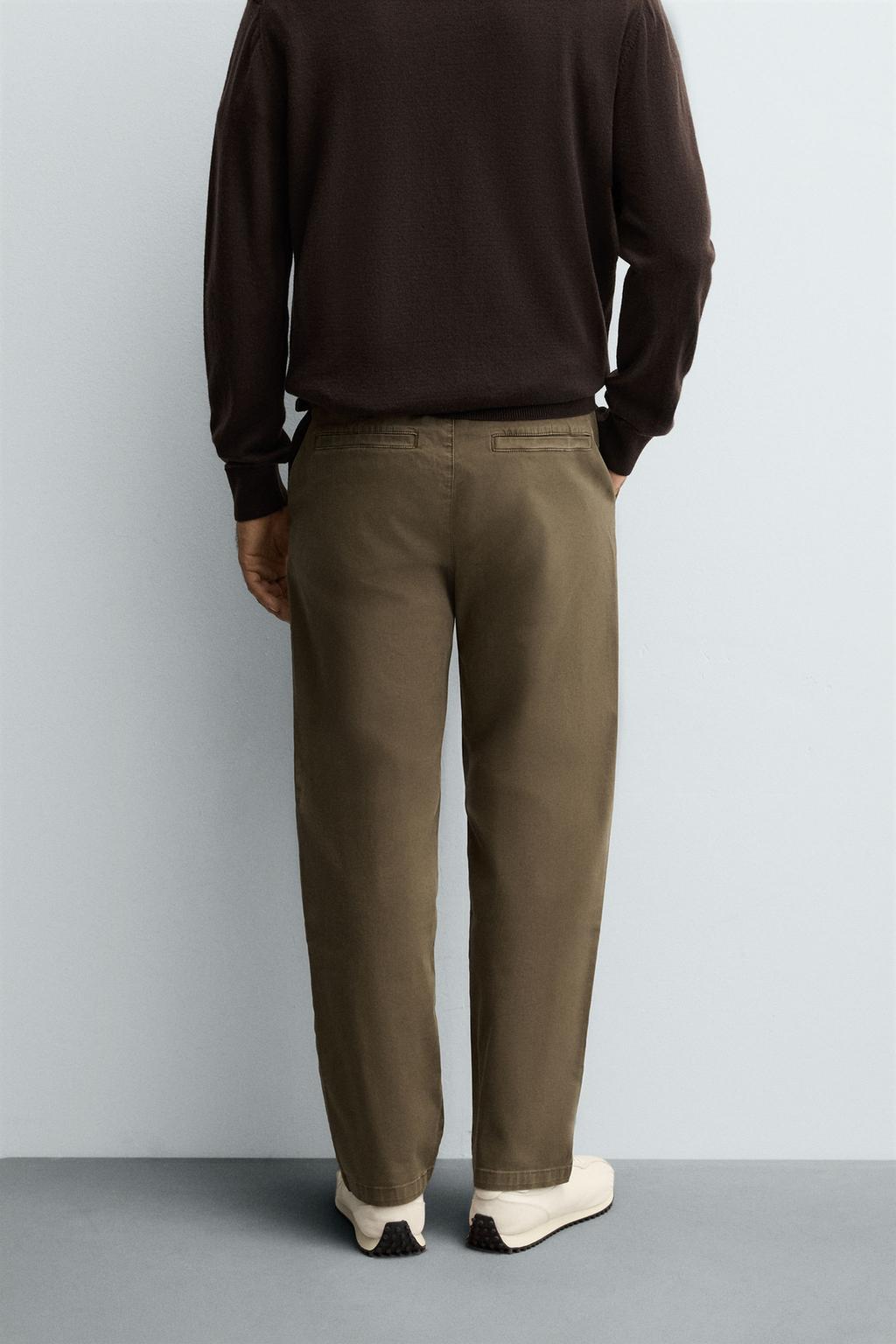 БРЮКИ STRAIGHT FIT ИЗ ТВИЛА