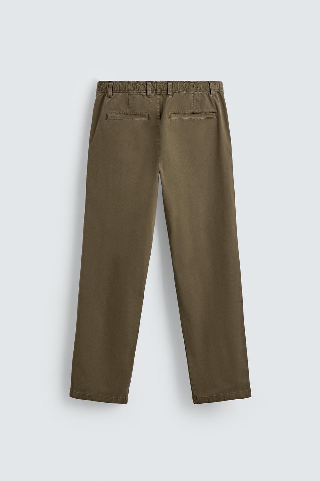 БРЮКИ STRAIGHT FIT ИЗ ТВИЛА