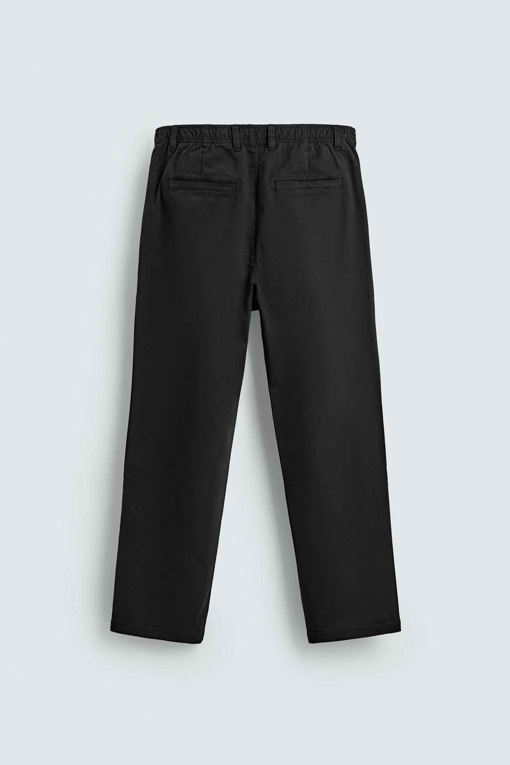 БРЮКИ STRAIGHT FIT ИЗ ТВИЛА