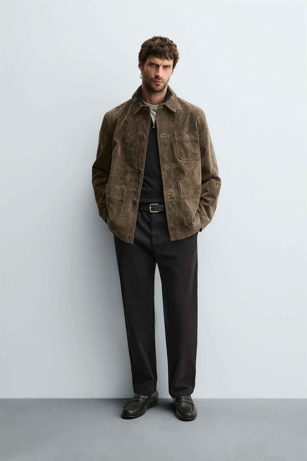 БРЮКИ STRAIGHT FIT ИЗ ТВИЛА