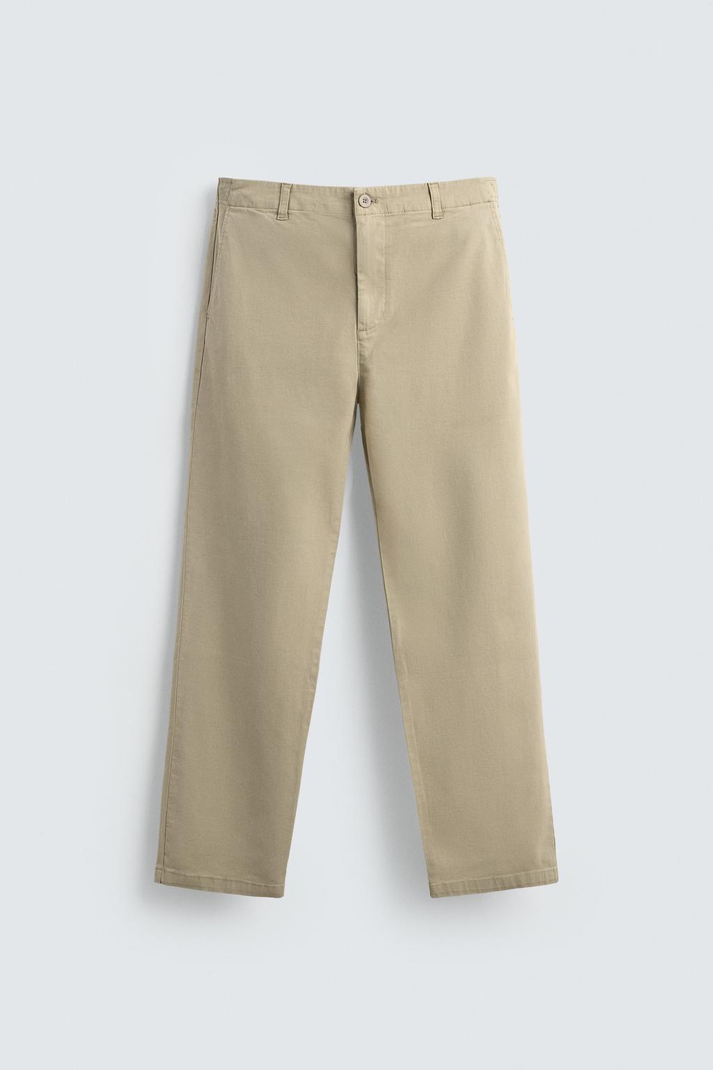 БРЮКИ STRAIGHT FIT ИЗ ТВИЛА
