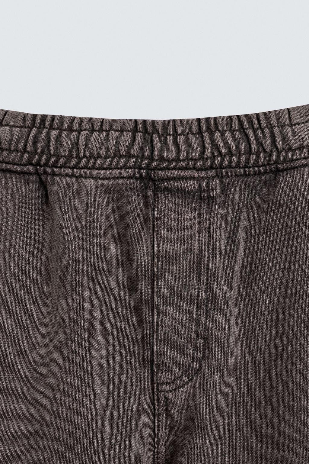 ДЖОГГЕРЫ WIDE-LEG С ЭФФЕКТОМ ПОТЕРТОСТИ