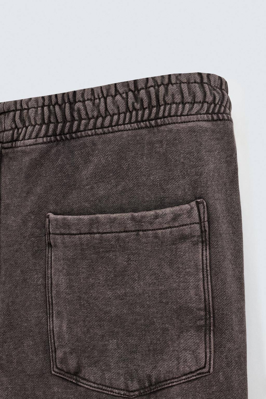 ДЖОГГЕРЫ WIDE-LEG С ЭФФЕКТОМ ПОТЕРТОСТИ