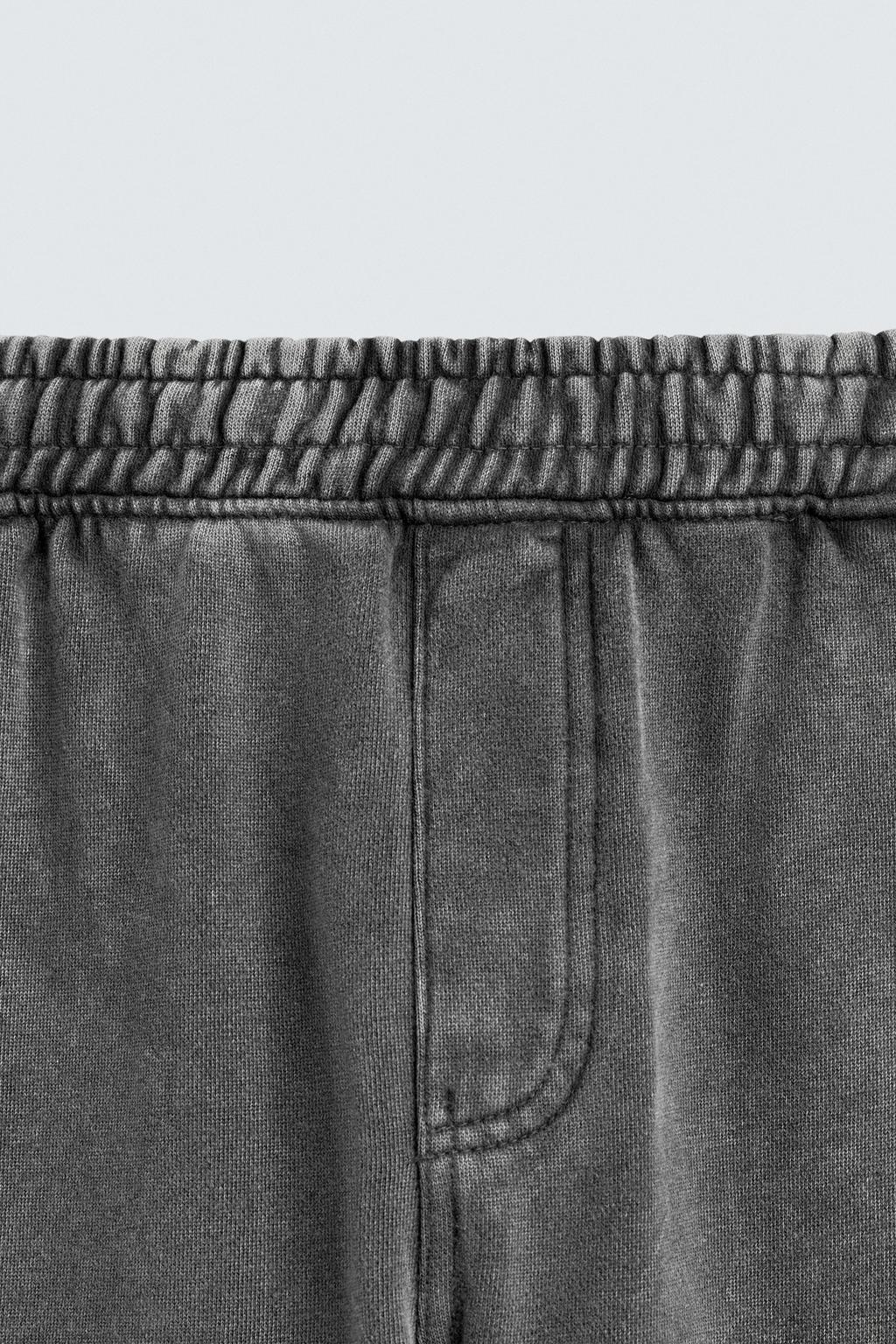ДЖОГГЕРЫ WIDE-LEG С ЭФФЕКТОМ ПОТЕРТОСТИ