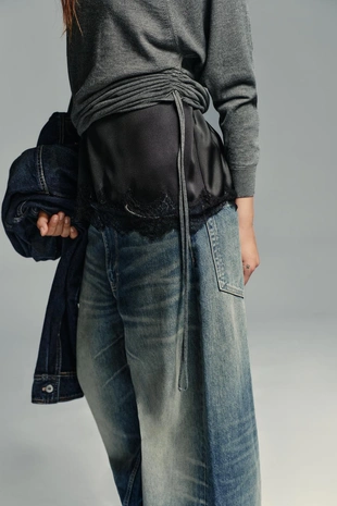 Свитер с завязками- Заказать в России