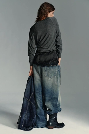 Свитер с завязками- Заказать в России