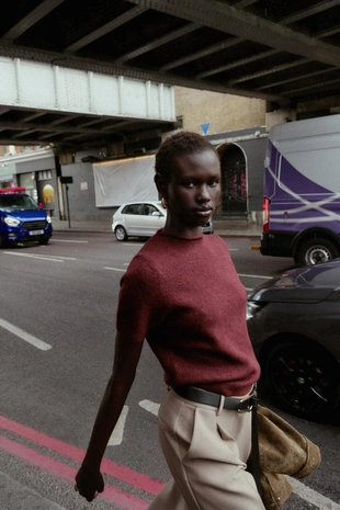 Свитер с короткими рукавами- Заказать в России