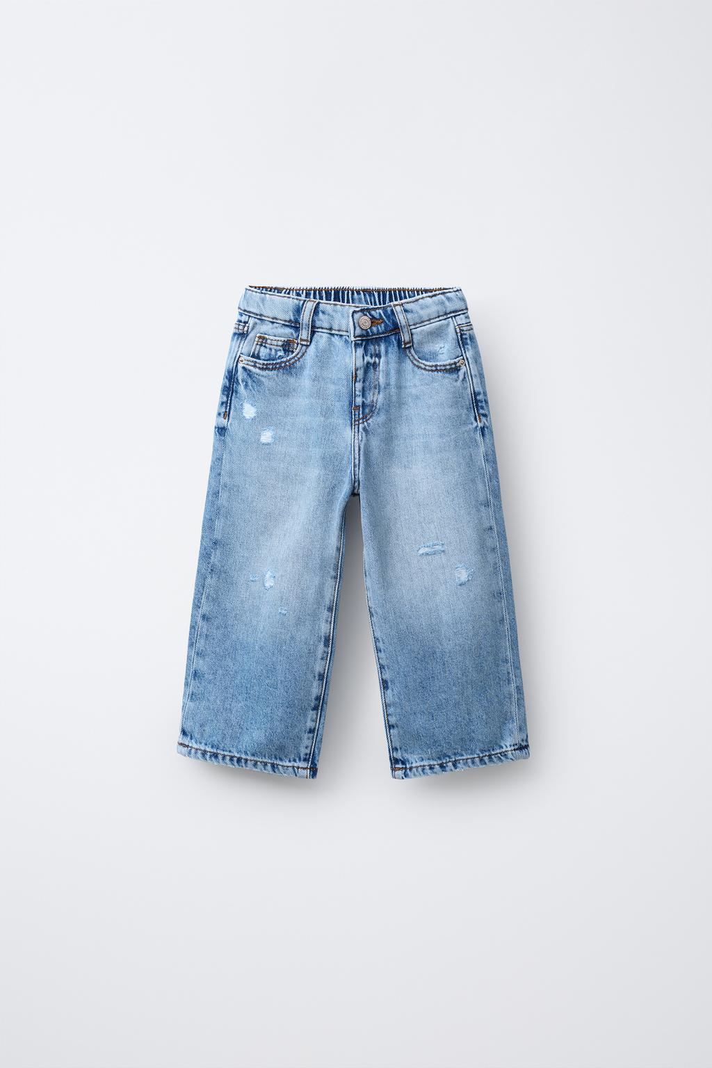ДЖИНСЫ WIDE LEG СО ЗВЕЗДАМИ