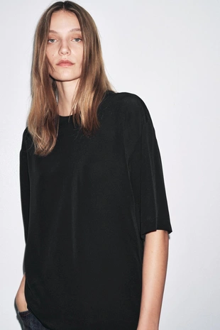 Топ из 100% шелка ZW COLLECTION лимитированная серия- Заказать в России