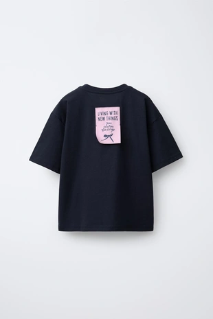 Футболка с принтом «бант»- Заказать в России