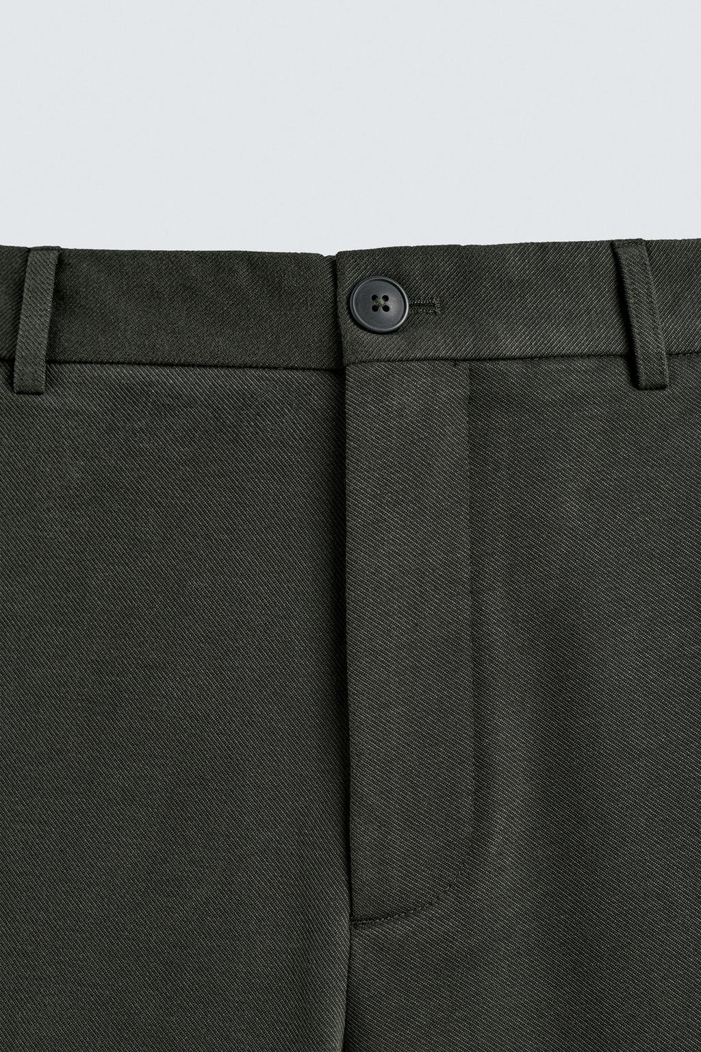 БРЮКИ RELAXED FIT ИЗ СТРУЯЩЕЙСЯ ТКАНИ