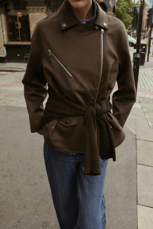 Куртка-косуха из искусственной замши