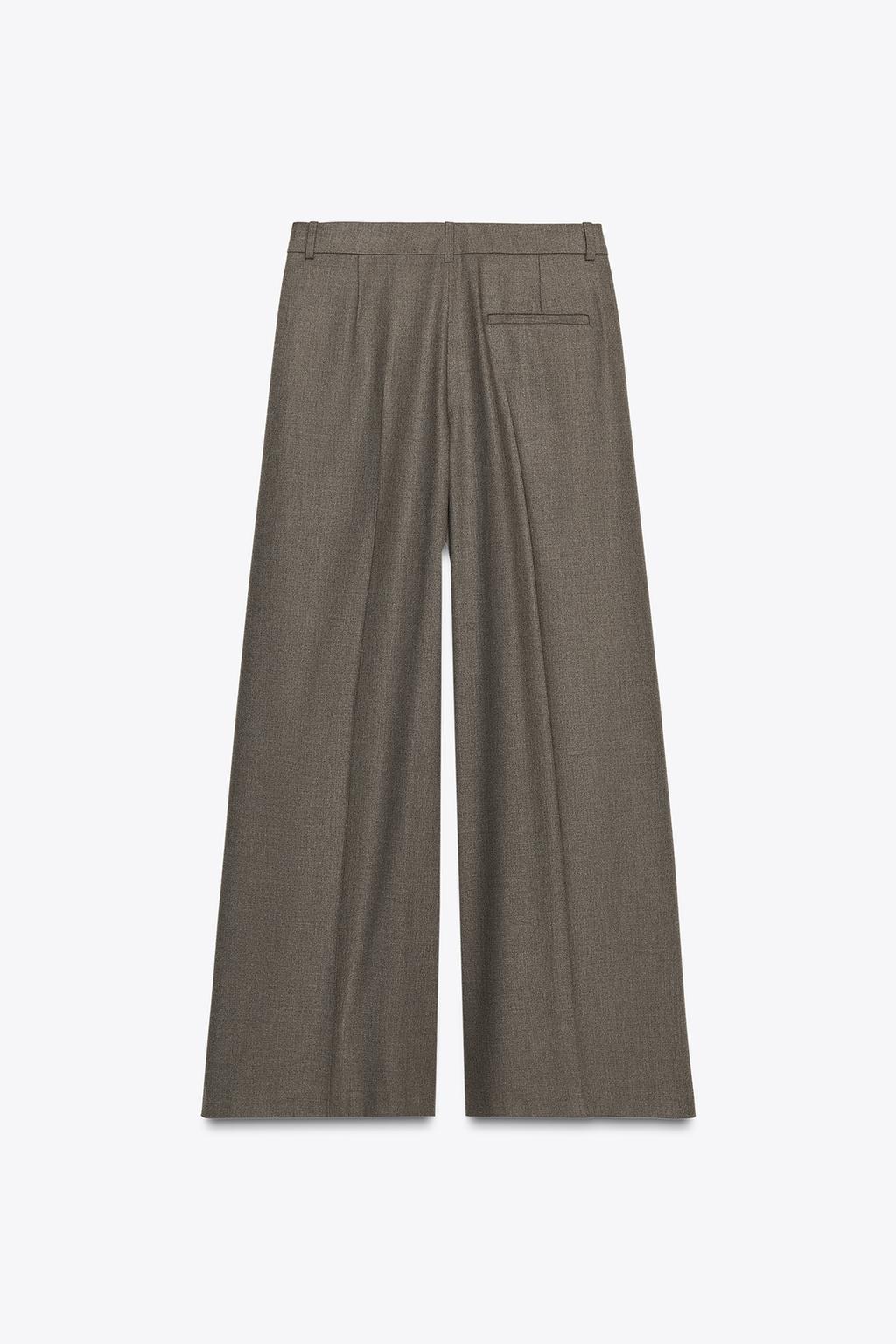 ШИРОКИЕ БРЮКИ С ЗАЩИПАМИ — ZW COLLECTION