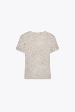 Мягкая футболка с короткими рукавами- Заказать в России