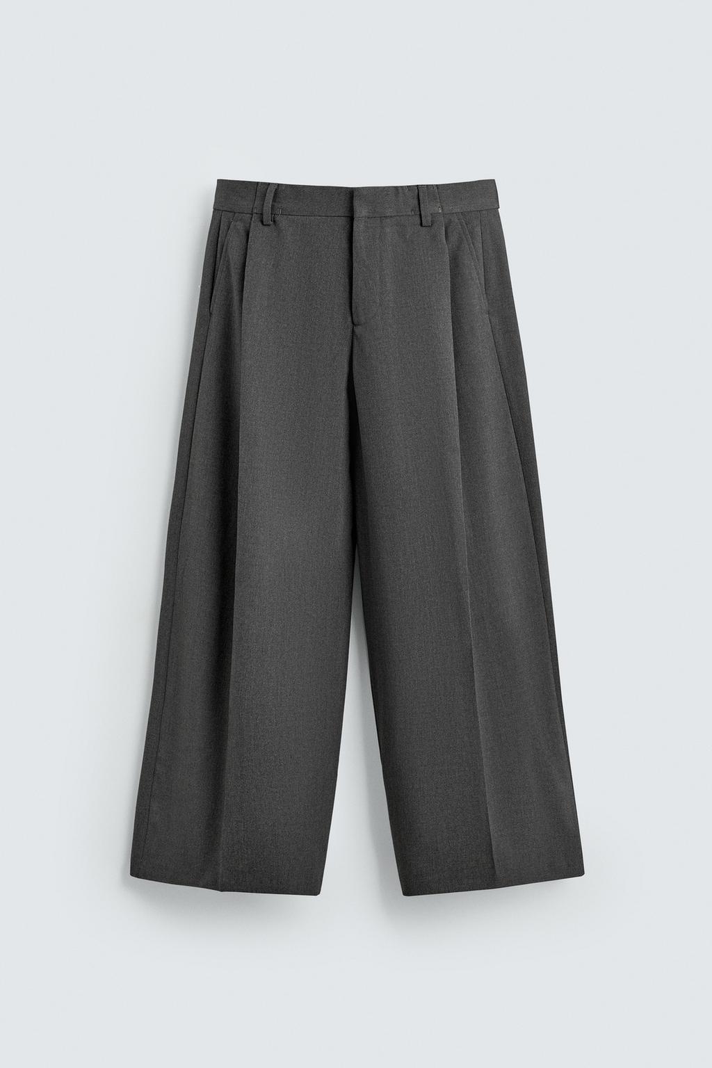 БРЮКИ WIDE FIT СО СКЛАДКАМИ