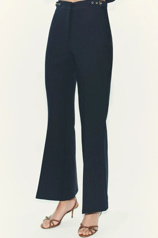 Брюки FLARED с пряжками- Заказать в России