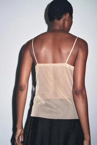 Топ в бельевом стиле с вышивкой- Заказать в России