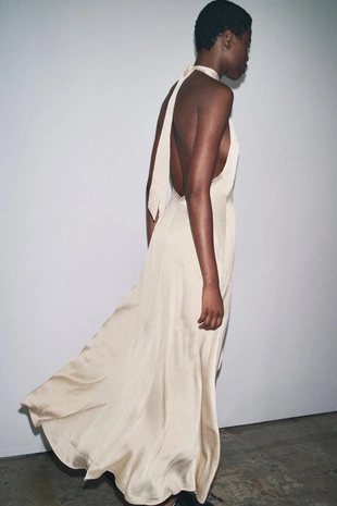 Платье миди с вышивкой- Заказать в России