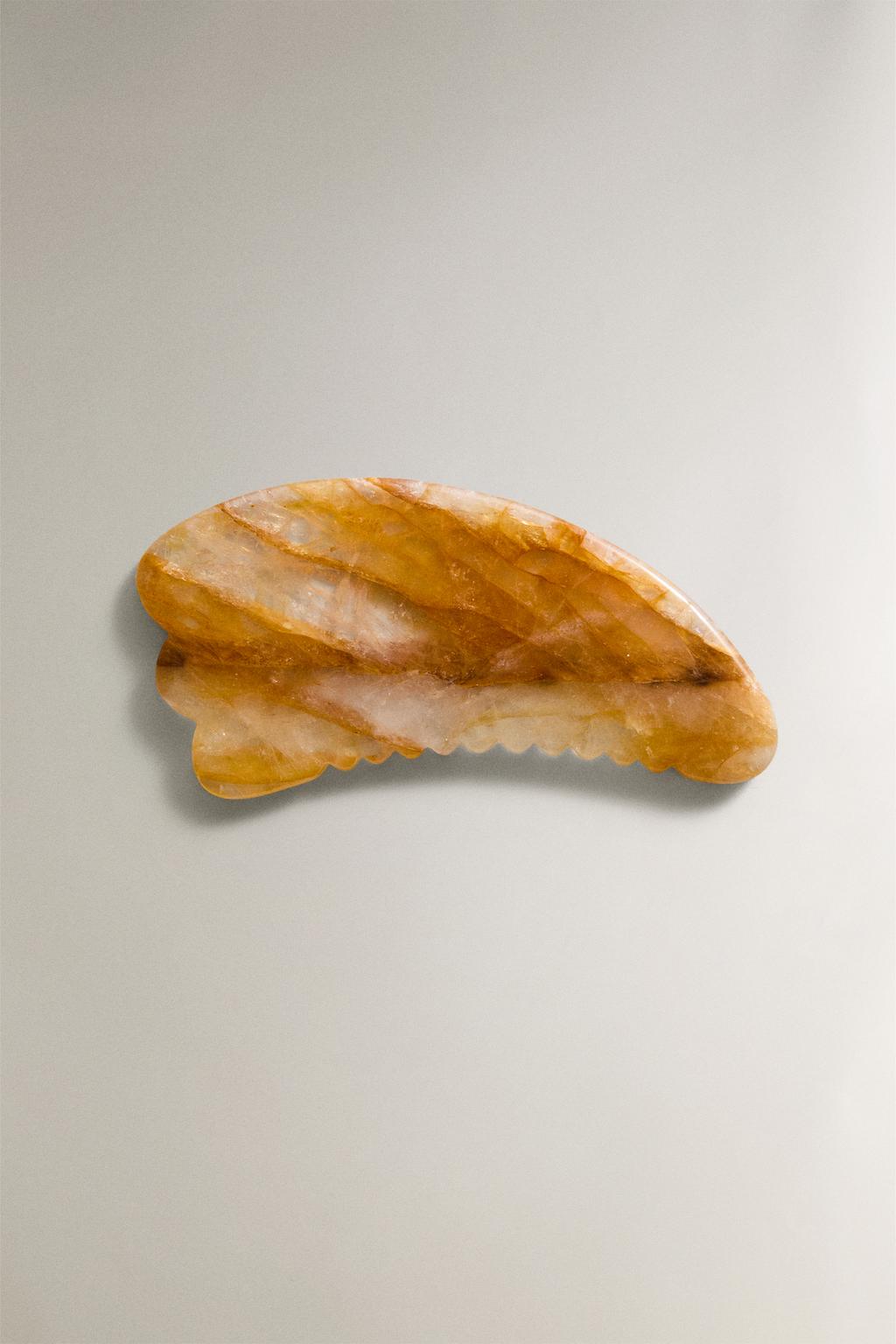 Девайс для массажа лица gua sha из кварца