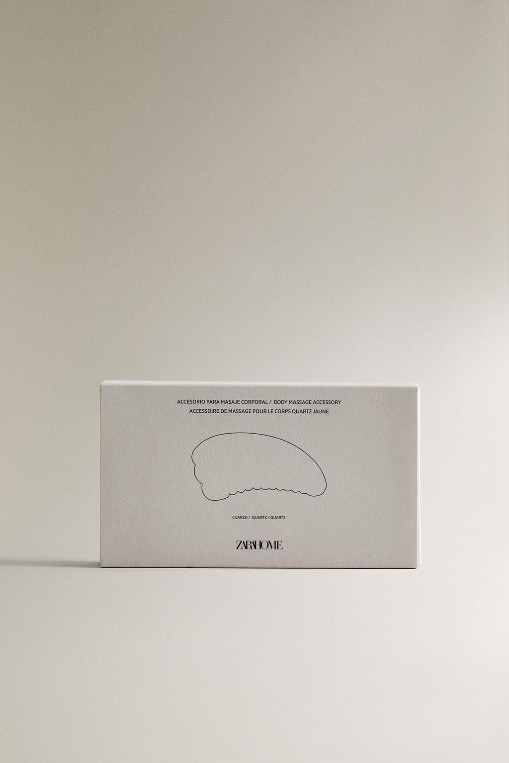Девайс для массажа лица gua sha из кварца