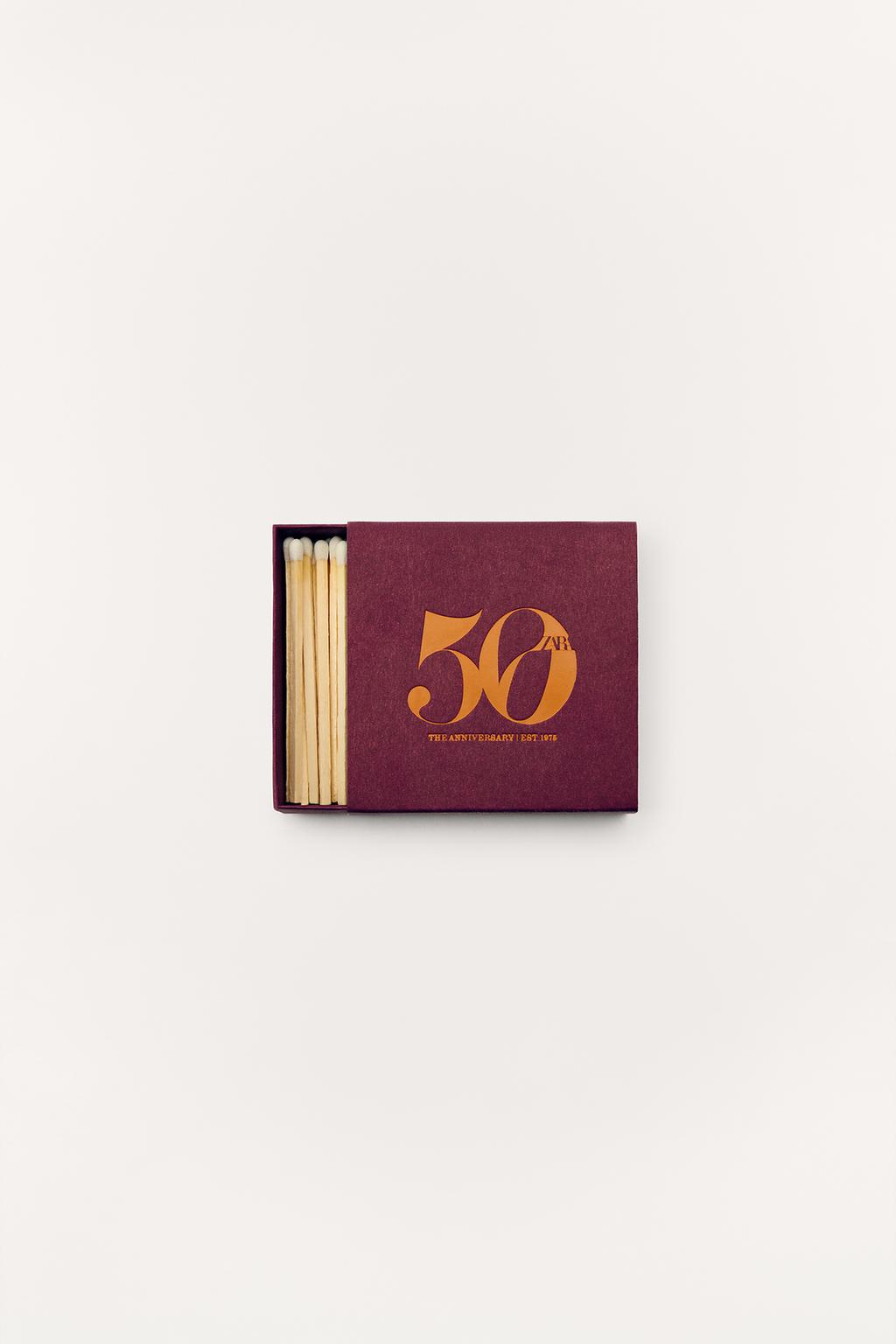 Зажигалка 50-летие white-tipped matchbox (60 штук)