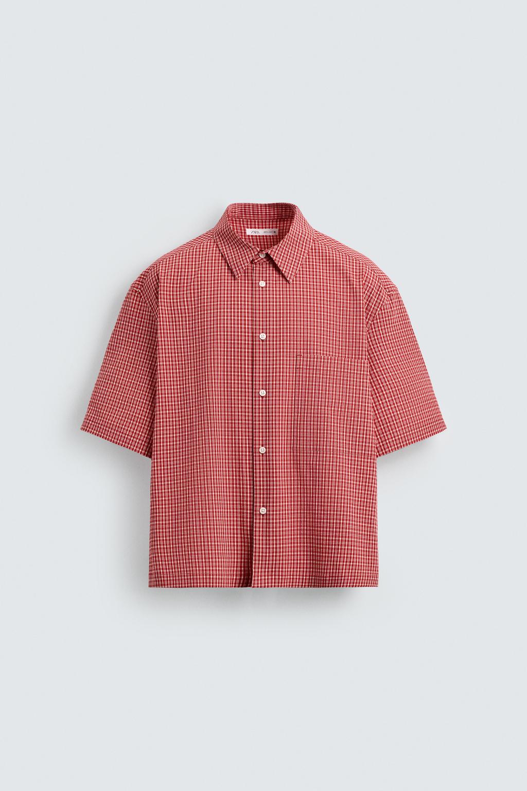 РУБАШКА RELAXED FIT В КЛЕТКУ