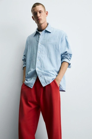 Брюки с эффектом спрея- Заказать в России