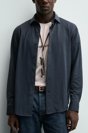 Рубашка классического кроя- Заказать в России