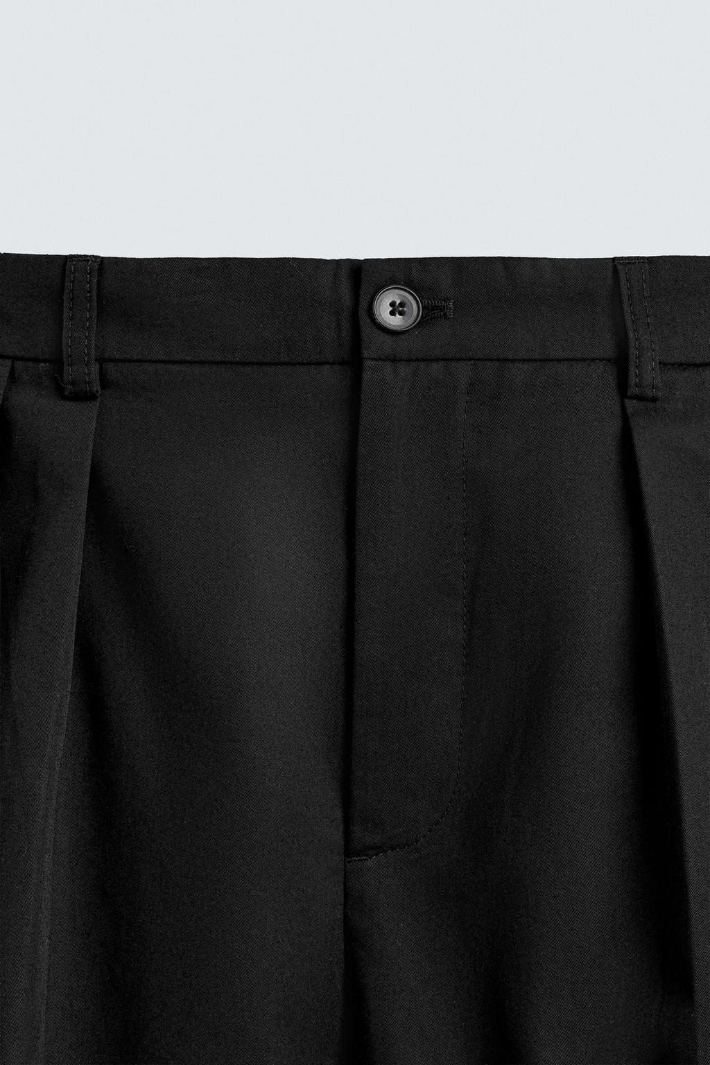 БРЮКИ WIDE FIT СО СКЛАДКАМИ