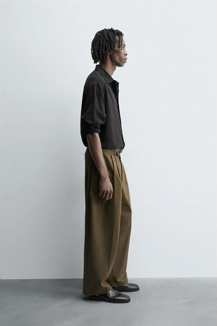 Рубашка JACQUARD с геометрическим узором- Заказать в России