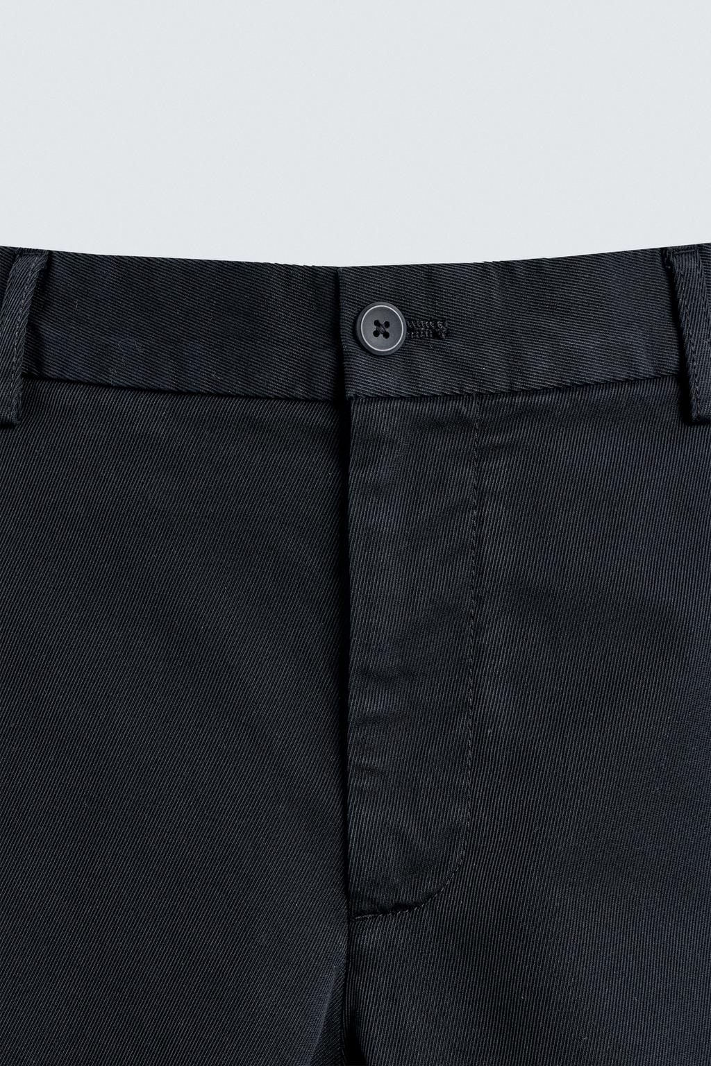 БРЮКИ STRAIGHT FIT ИЗ ТКАНИ С УЗОРОМ