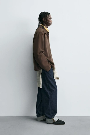 Куртка-рубашка из рельефной ткани с вышивкой- Заказать в России