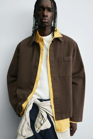 Куртка-рубашка из рельефной ткани с вышивкой- Заказать в России