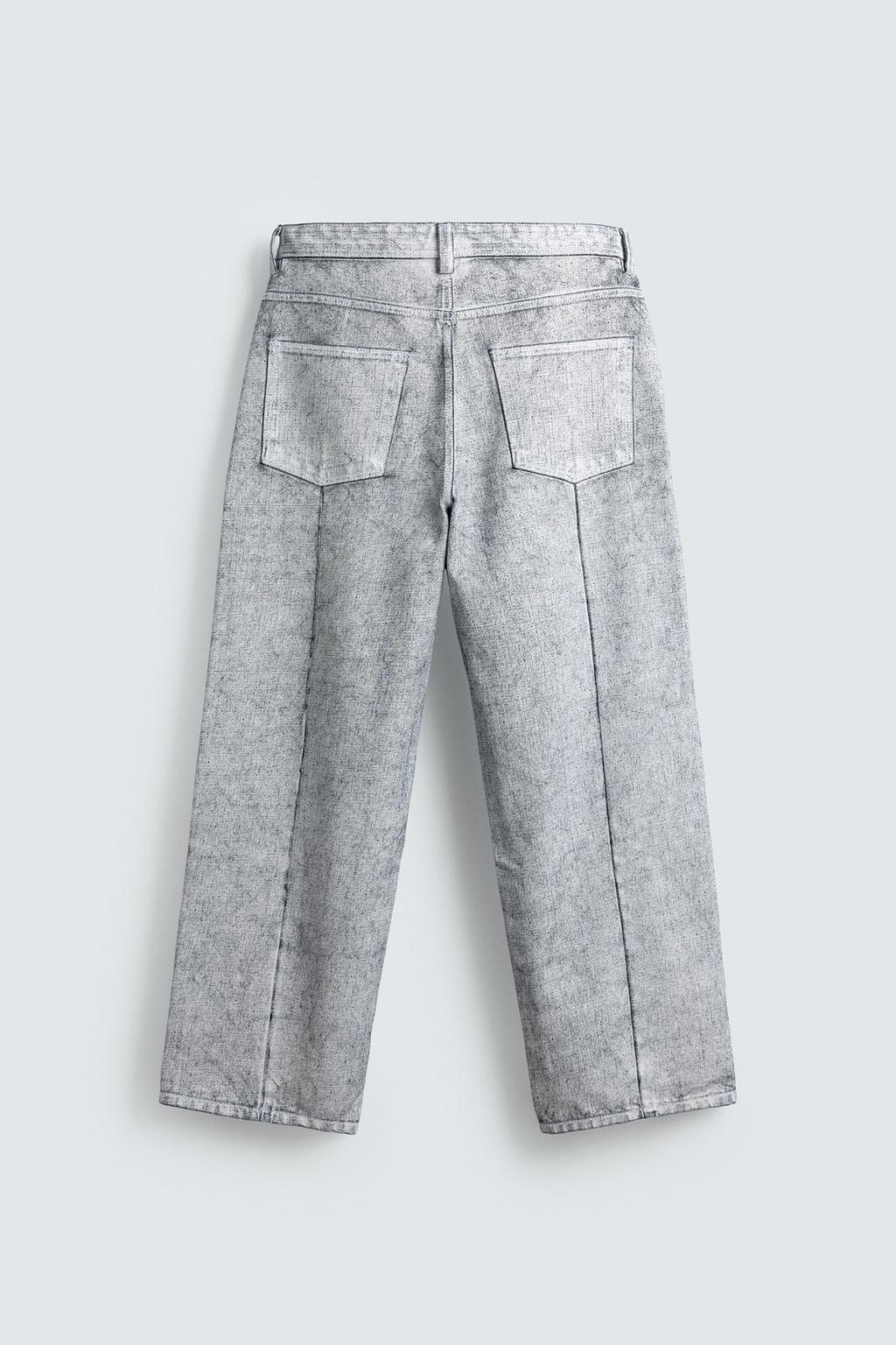 ДЖИНСЫ BAGGY FIT С ВОСКОВЫМ ПОКРЫТИЕМ