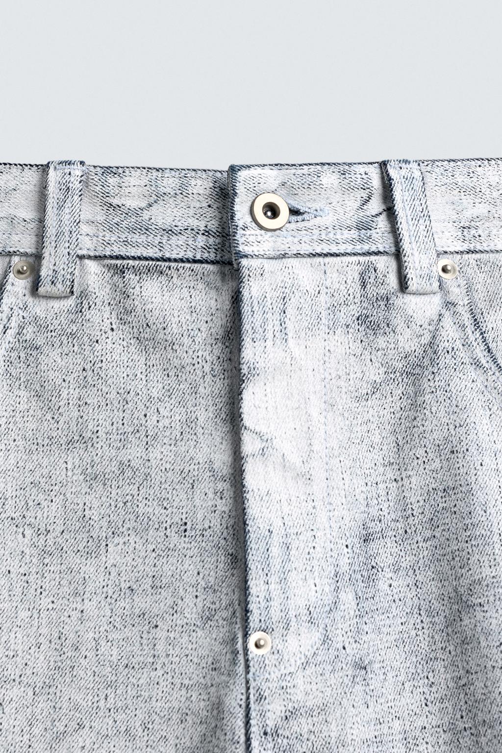 ДЖИНСЫ BAGGY FIT С ВОСКОВЫМ ПОКРЫТИЕМ